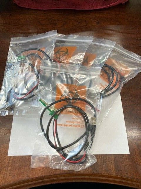 36" BNC Male Plug - Dual Mini Test Hook Clip Lead for Oscilloscope - 5 Pk (PC) 