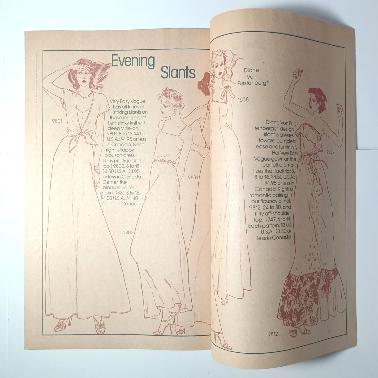 Very Easy Vogue Patterns August 1977 newsletter 1970s fashion Carson Pirie Scott 4