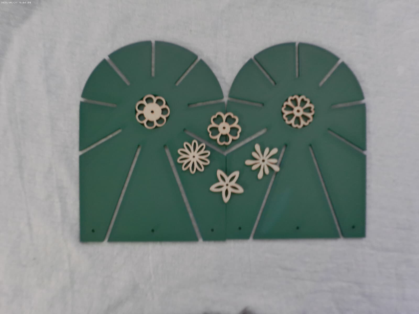 LOT 0F 2 WEB-PANCAKE FLAT COIL FORMS FOR PROJECTS (175 X 125 MM) 2