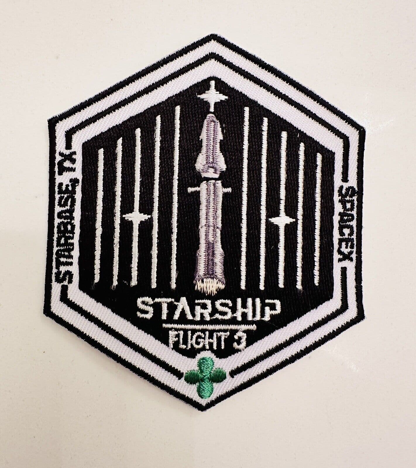 Starship 3 Orbital  Launch Test Flight Mission Patch 3” 2