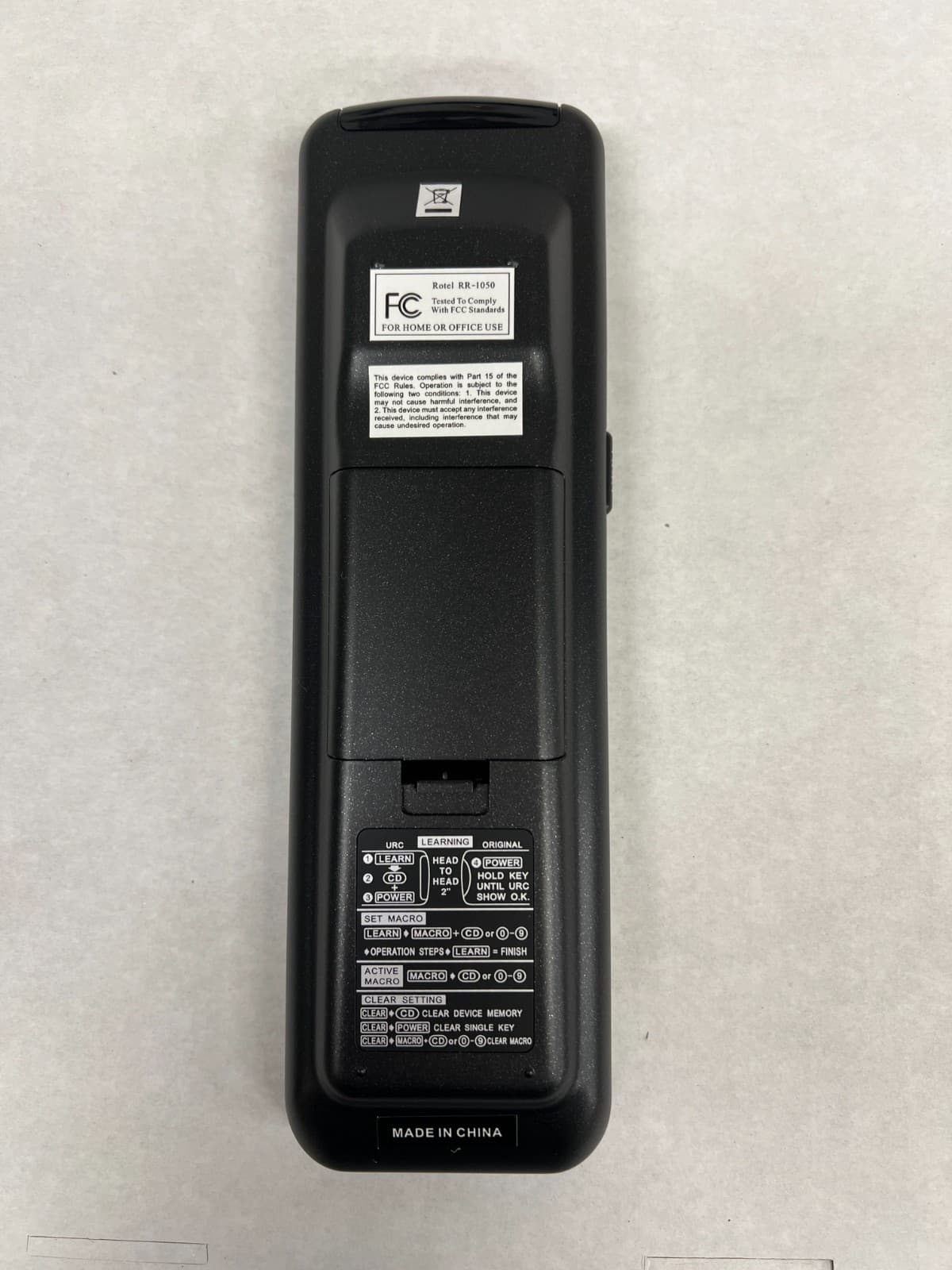 Original Rotel RR-1050 Programmable Remote Control (RSP-1066 RSP-1068 RSP-1069) 3