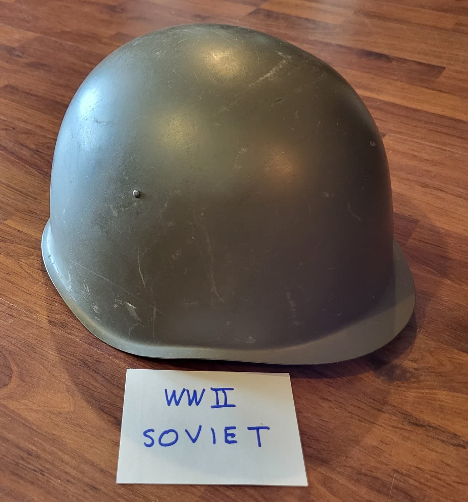 Original World War II / Cold War USSR Red Army helmet - excellent condition