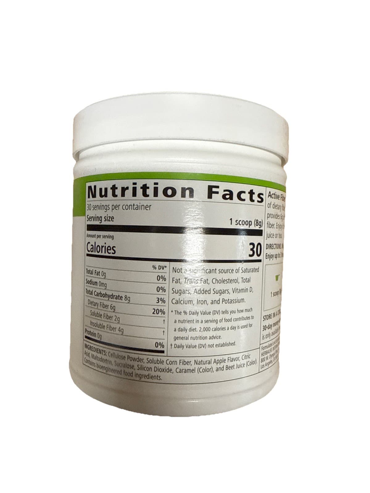 Herbalife Active Fiber Complex Apple Flavors 8.5 oz 2