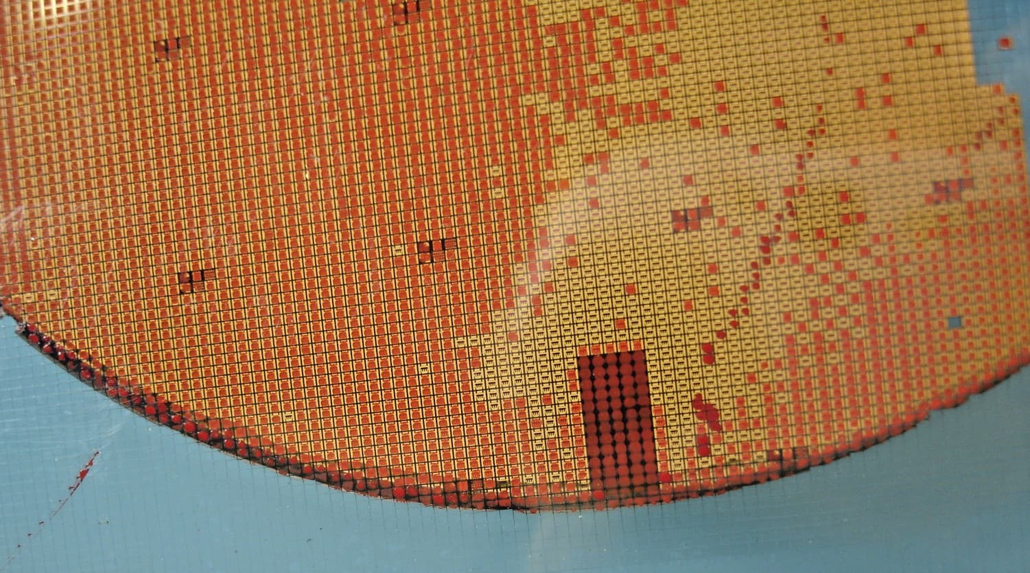 Quarter Round Slice of 300mm Semiconductor Silicon Wafer Lithography for display 3