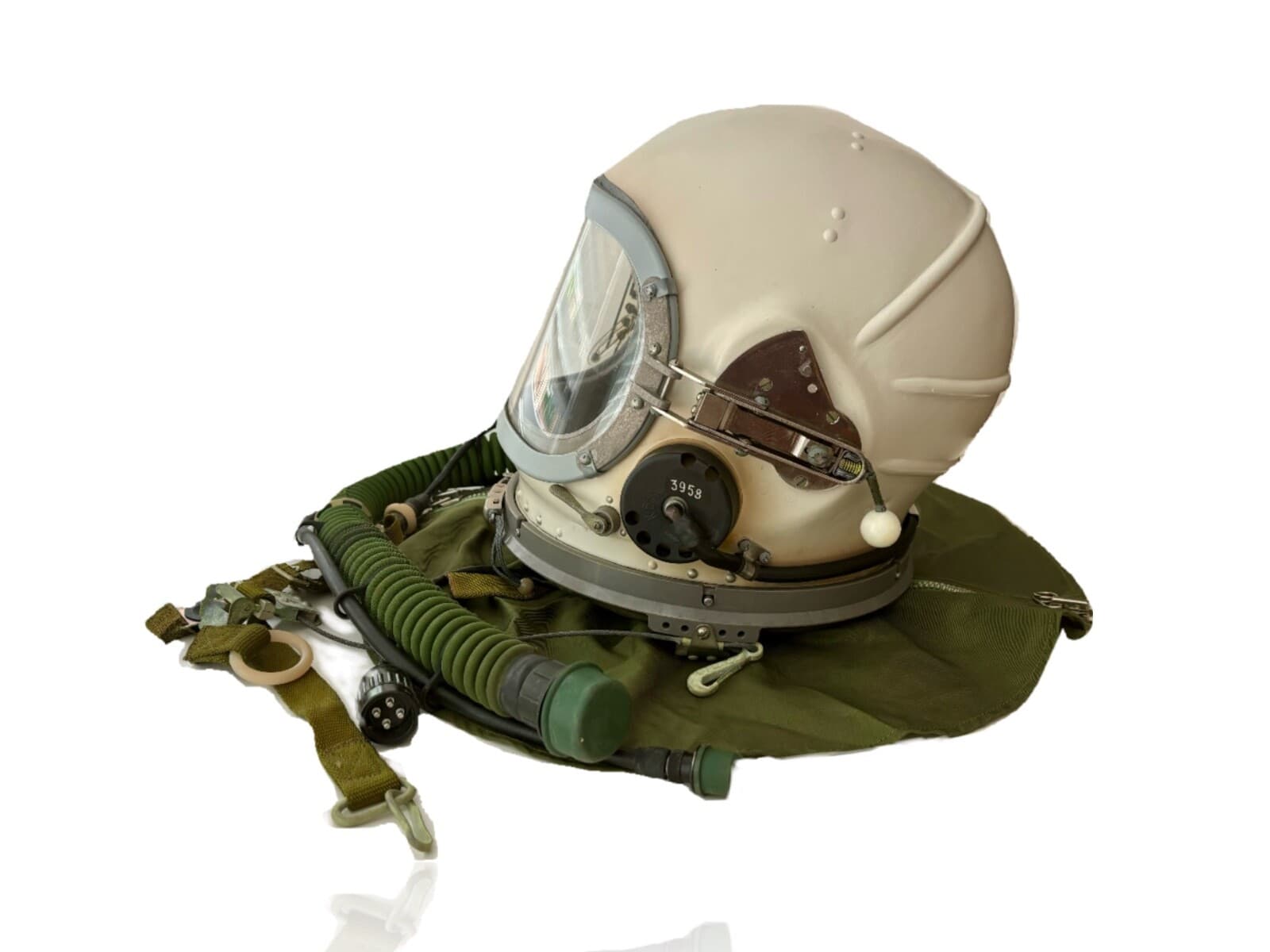 COLD WAR ERA SOVIET COSMONAUT PILOT GSH-6A HELMET SET IN BOX 3