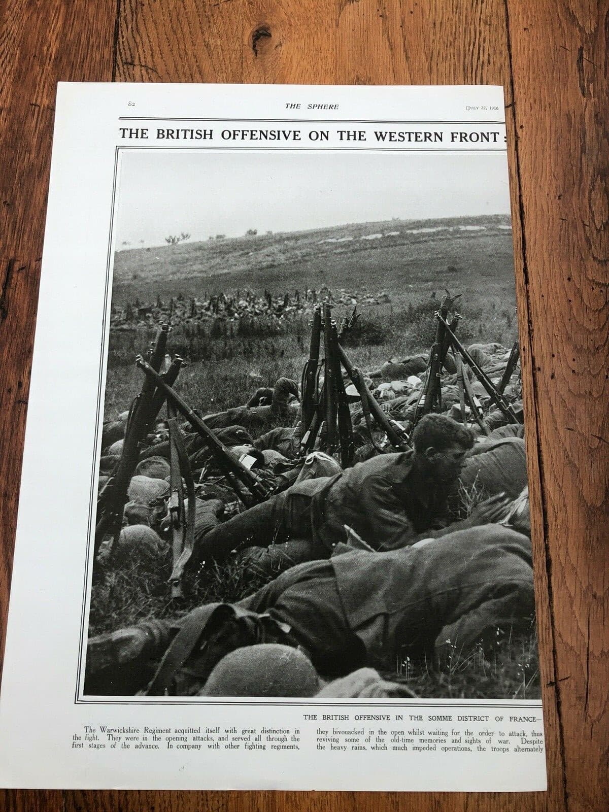 ww1 full page print ! the british offensive in the west . 3