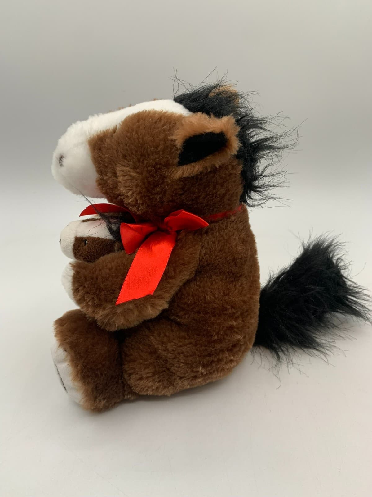 Creature Comforts Horse Hugs from Texas Mom and Baby Horse Plush Horseshoe 9" 6