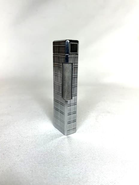 Vintage COLIBRI Butane Pocket Lighter Siver Chrome No Damage, Not Tested, Deco 4