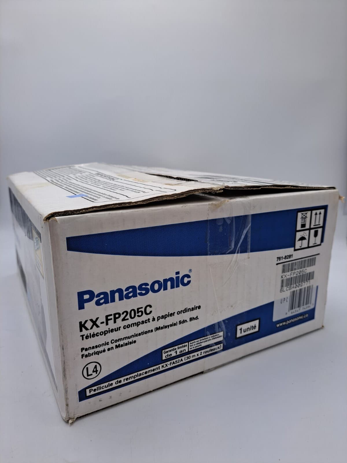 Panasonic KX FP205 Compact Plain Paper Fax With Digital Answering System NOS 2