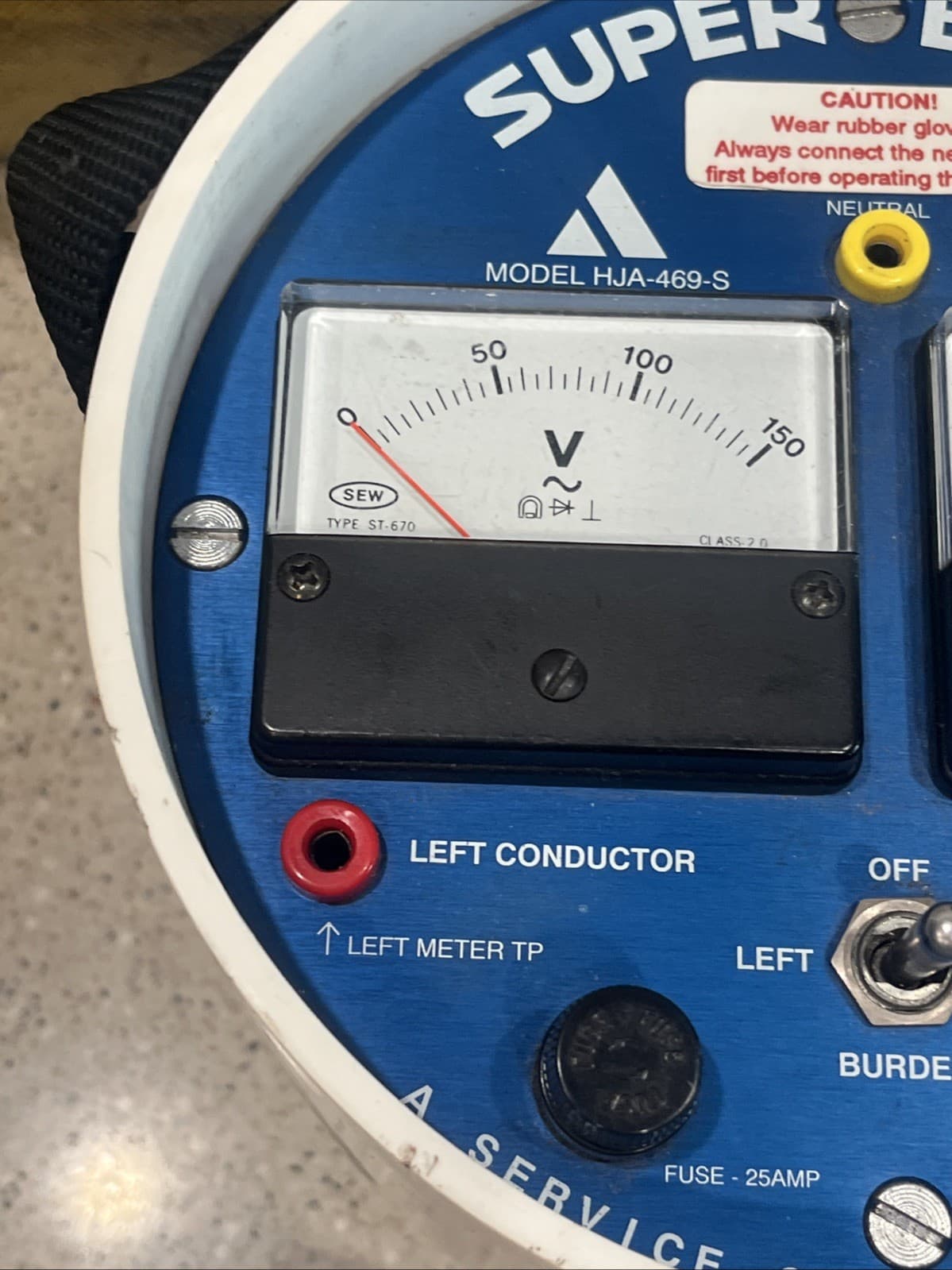 HJ Arnett  Super Beast HJA-469-S Service Conductor Service Conductor Tester 4