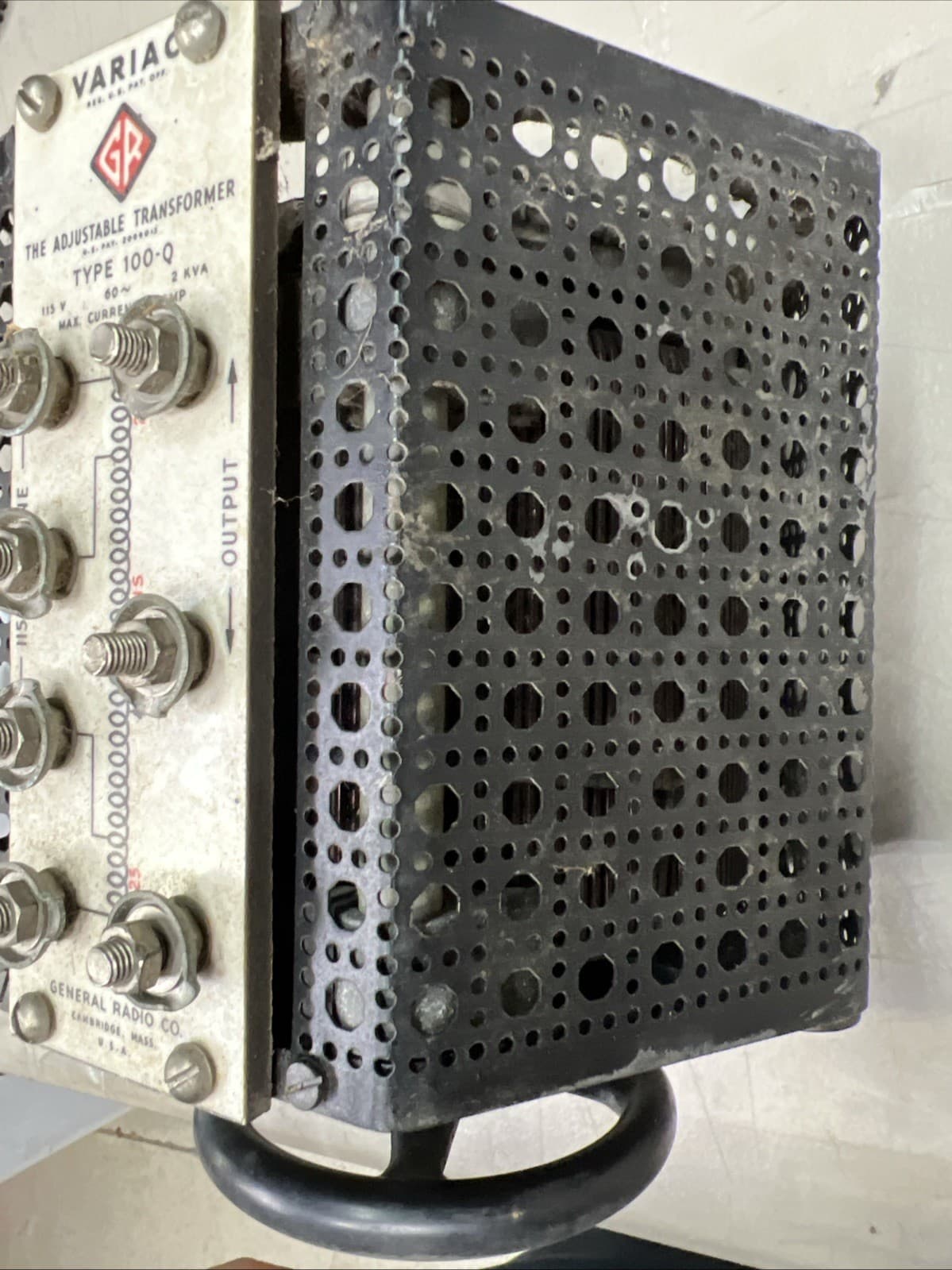 General Radio Variac Type 100Q 100-q Variable Transformer not tested 4