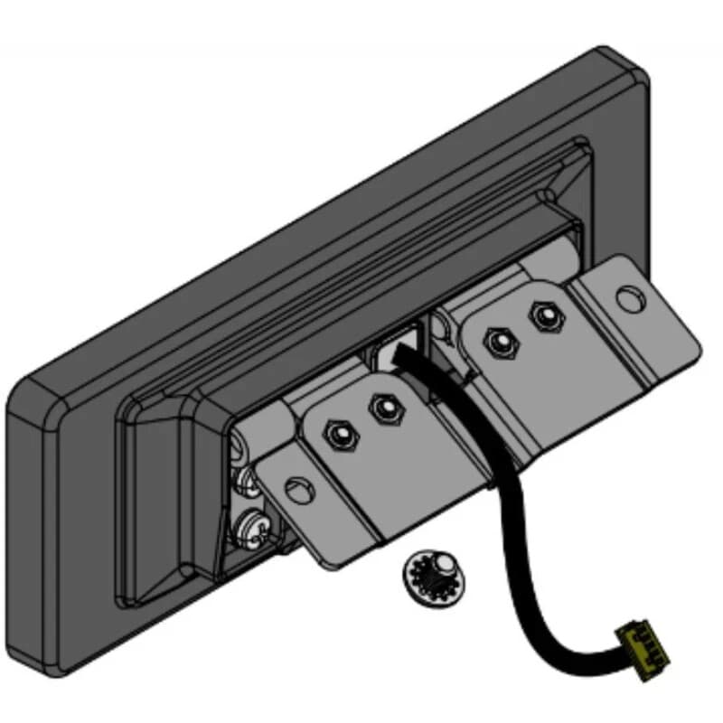NCR 7772-K451 USB 2x20 customer display w/mount hardware for integration to NCR 2