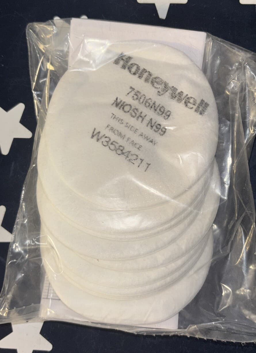 HONEYWELL NORTH SAFETY 7506N99 FILTER N99    ONE PACK WITH TEN FILTERS 2
