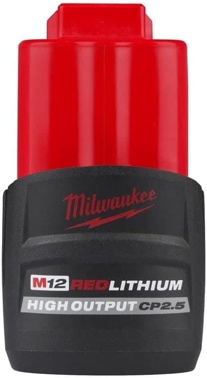 Milwaukee 48-11-2425 M12 2.5 Ah Battery Pack REDLITHIUM 12 Volt 2025 5