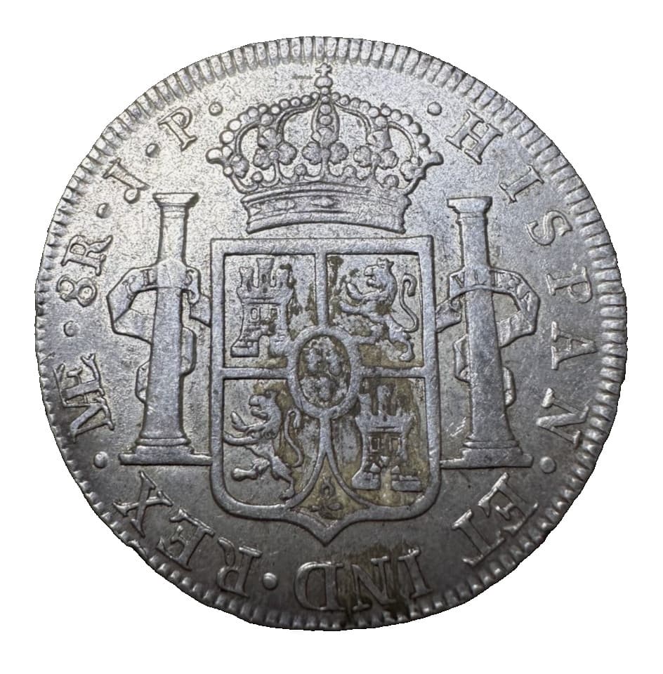 8 Reales 1816 Spanish Colonoial Silver LIMAE, PERU, Ferdin VII, ME, JP 6