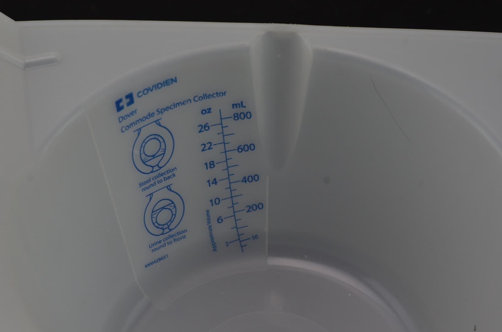 Covidien Dover Commode Specimen Collector, 800 mL Capacity (18) KM6428651 2
