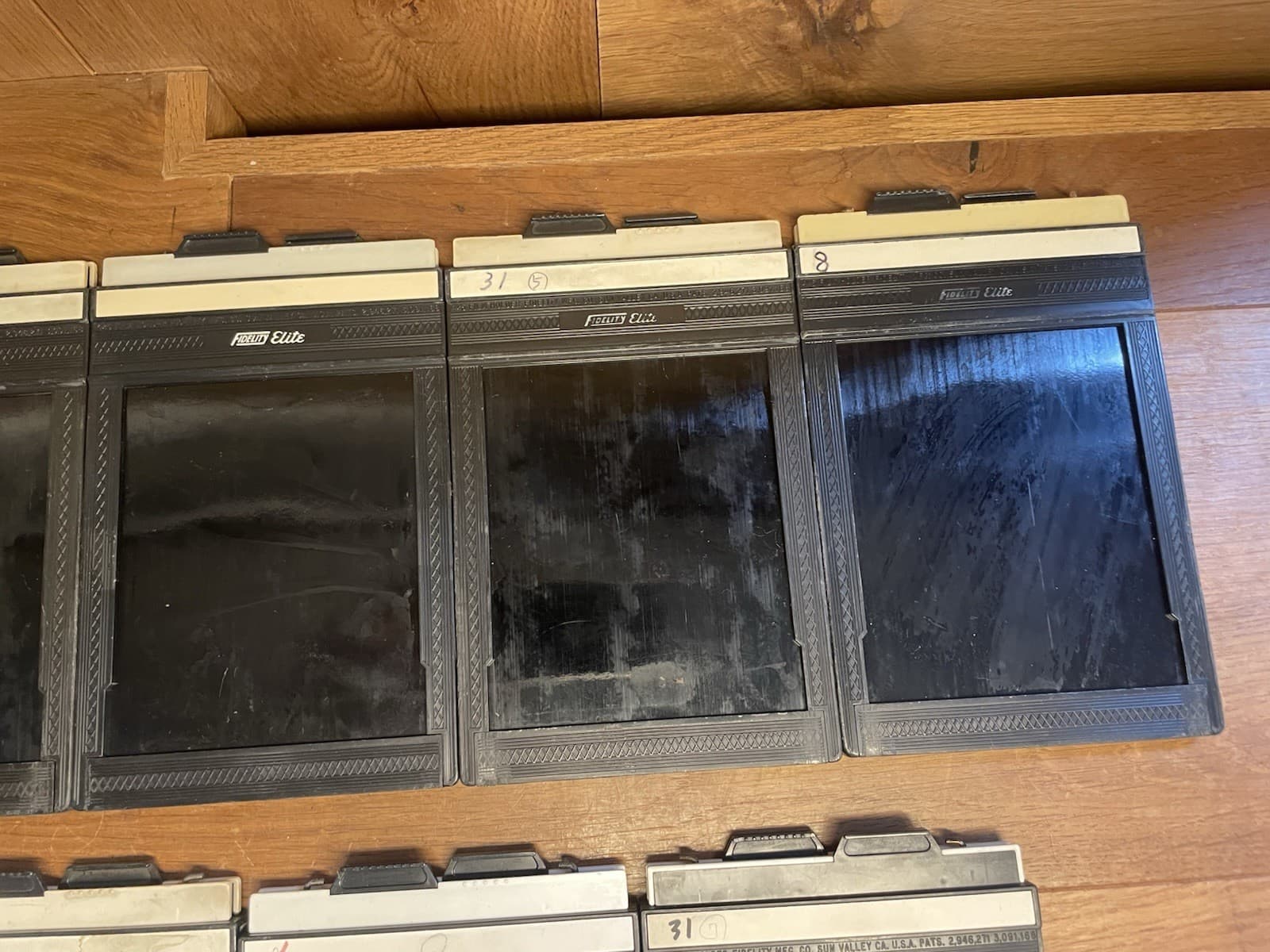 *Exc+5* Lot of 9 Fidelity Elite 4x5 Cut Film Holder From Japan #C8-24E 3