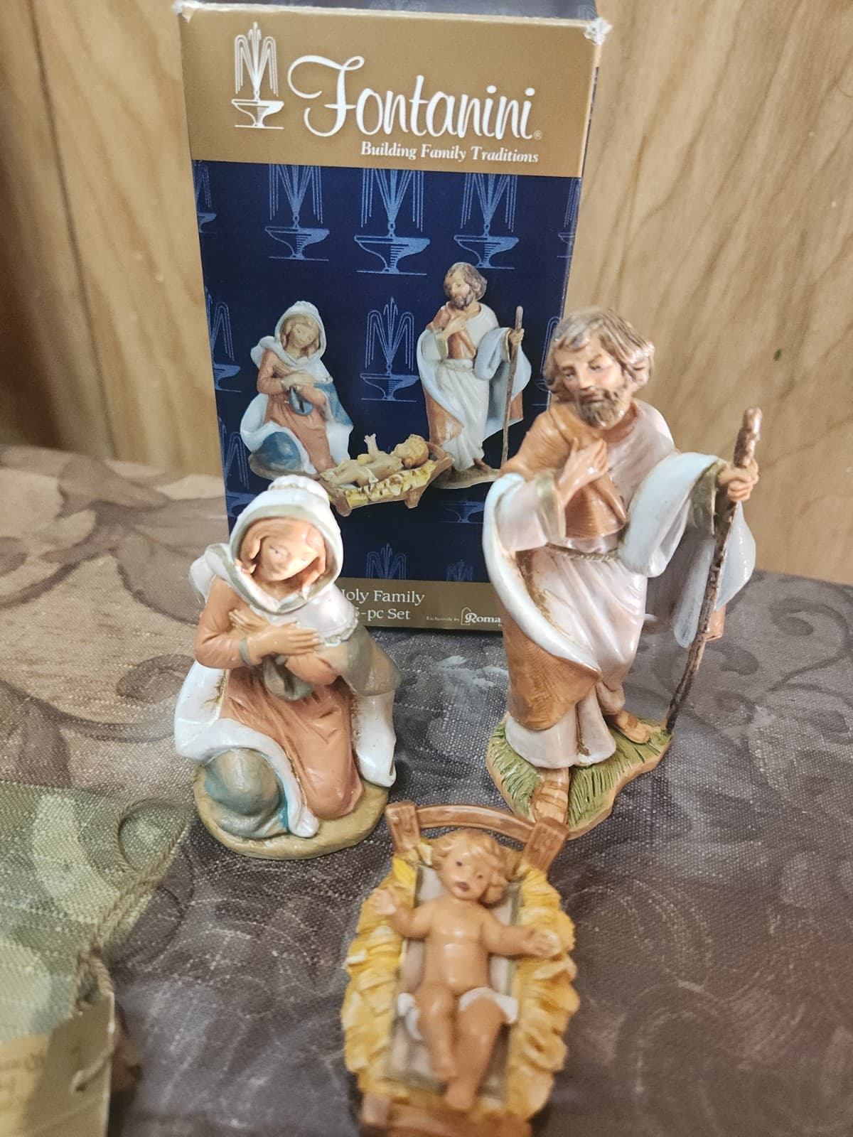 Roman Fontanini Holy Family, 3.5" Collection - 3 Piece Set (55011) In Orig Box 2