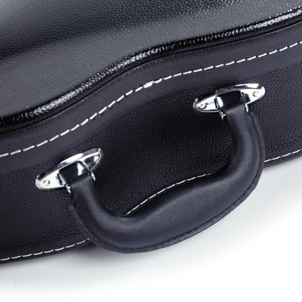 Hot High Quality Protable F-Style Mandolin Artificial Leather Case Black 6
