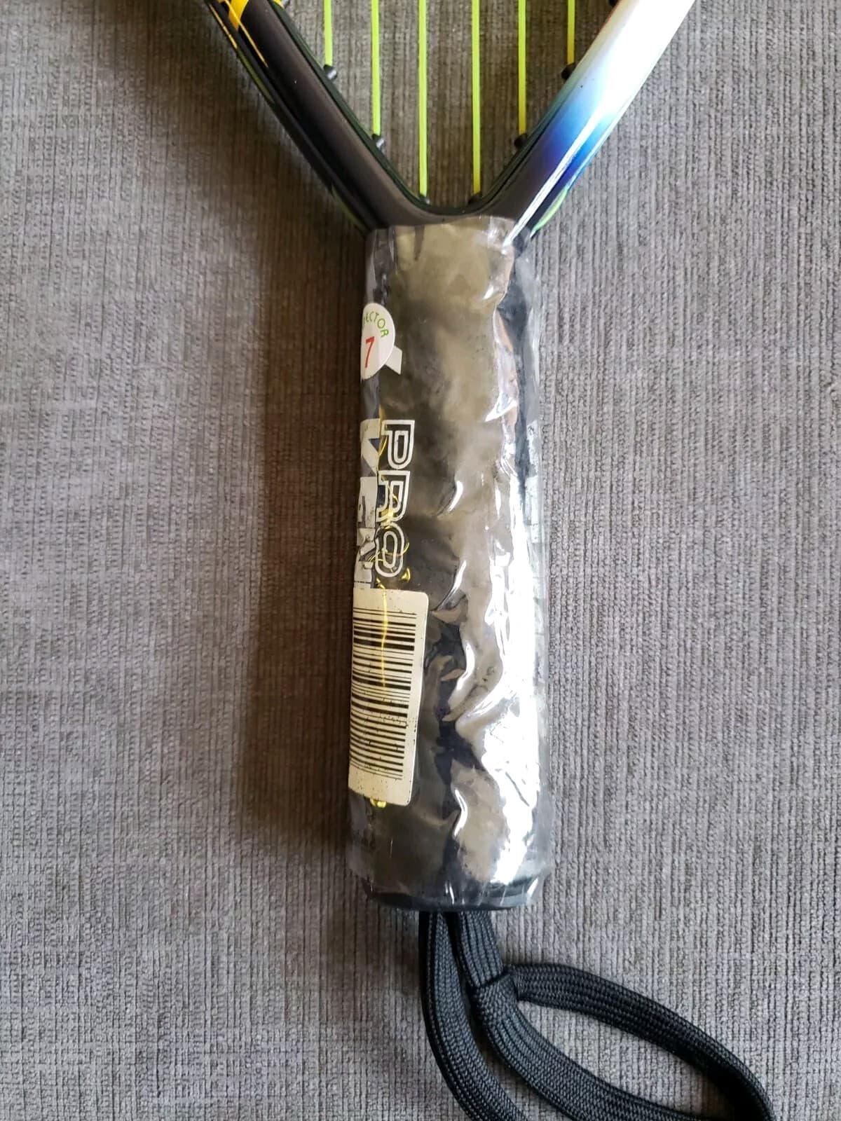 Pro Kennex Diamond Ace Racquetball racquet - NEW w/ Cover - Vintage 3 7/8 Read  4