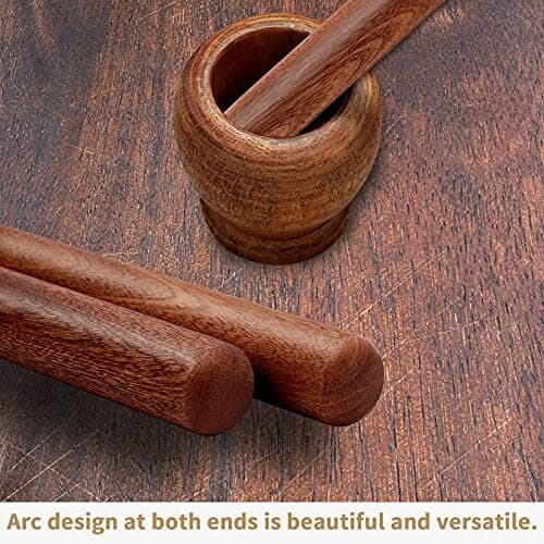 Wood Rolling Extra Long Thickened Rolling Pin for Baking, Wooden Dough Roller 5