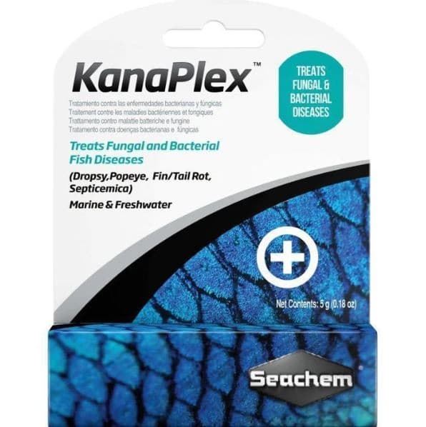 Seachem KanaPlex Treats Fungal and Bacterial Fish Diseases - 5 grams (0.18oz) 5