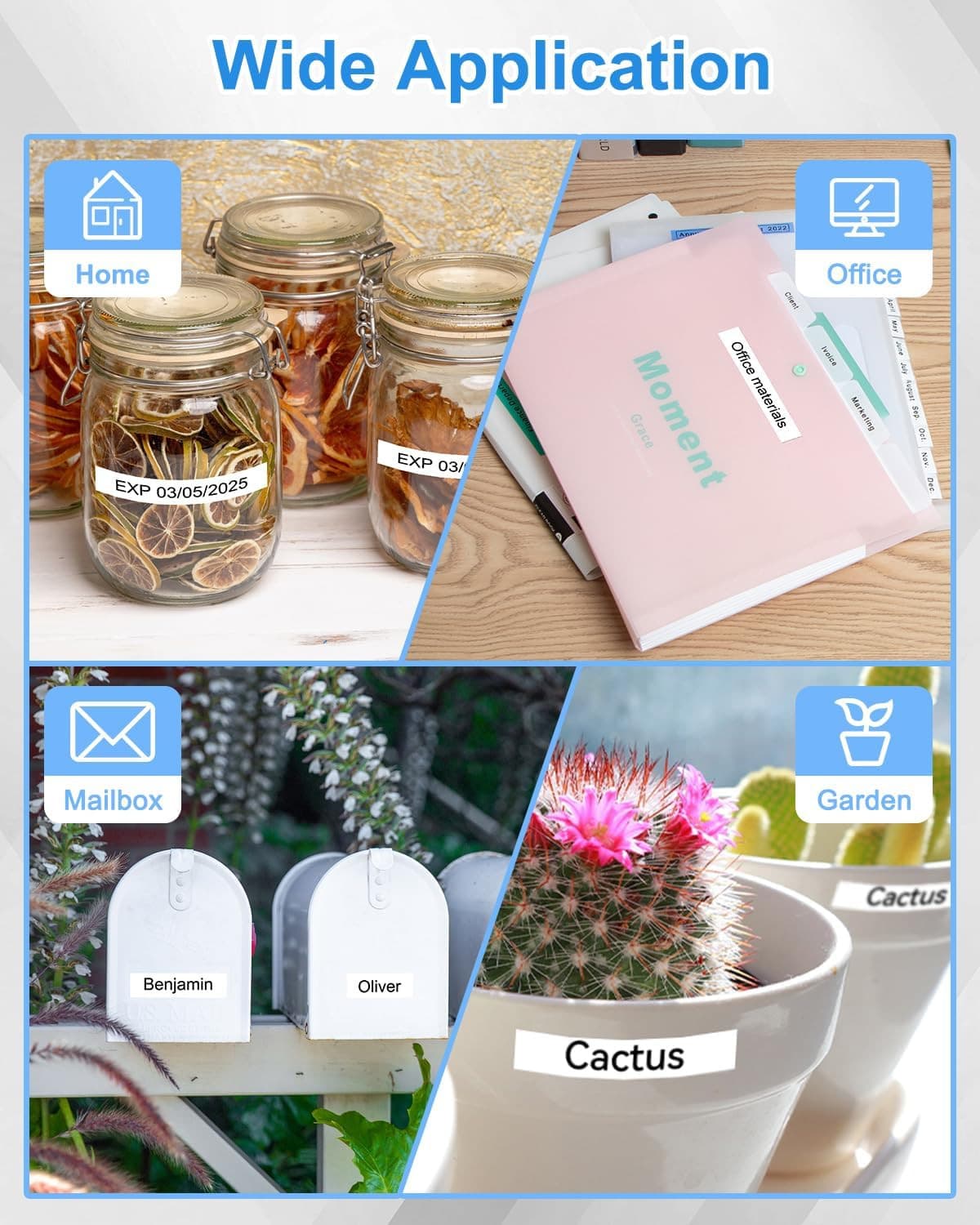 10PK For Brother P-Touch TZe-231 TZ-231 12mm White Standard Laminated Label Tape 6