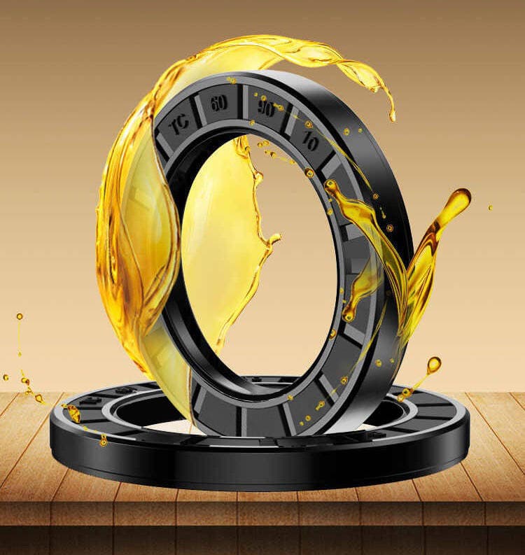 OIL SEAL - 44mm Inner Dia. Metric R23/TC Lip Arrangement NBR Rotary Shaft Seal 6