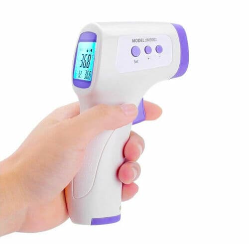 NON-CONTACT CE Medical Grade Infrared Forehead Thermometer LCD Laser USA SHIP 2