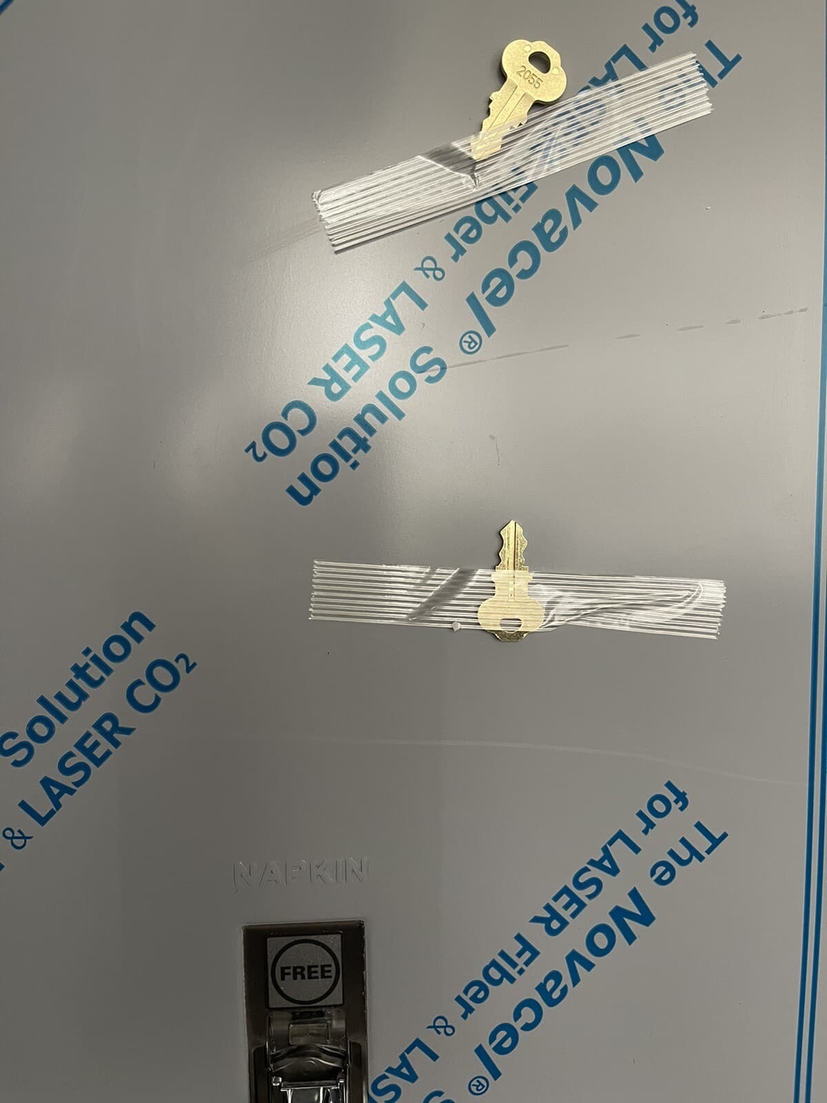 Bradley 407-114000 Surface Mounted Napkin/Tampon Vendor Projects 4-1/2” 2