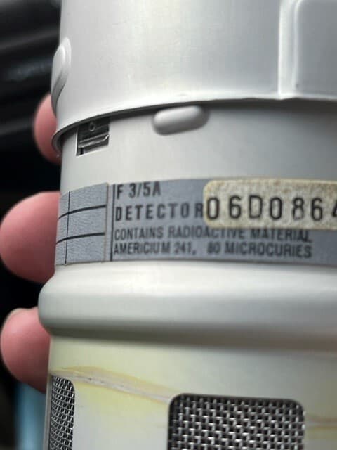 NEW NEW PYROTRONICS Ionization Fire Detector Type F3/5A TEL P/N 545-517697  3