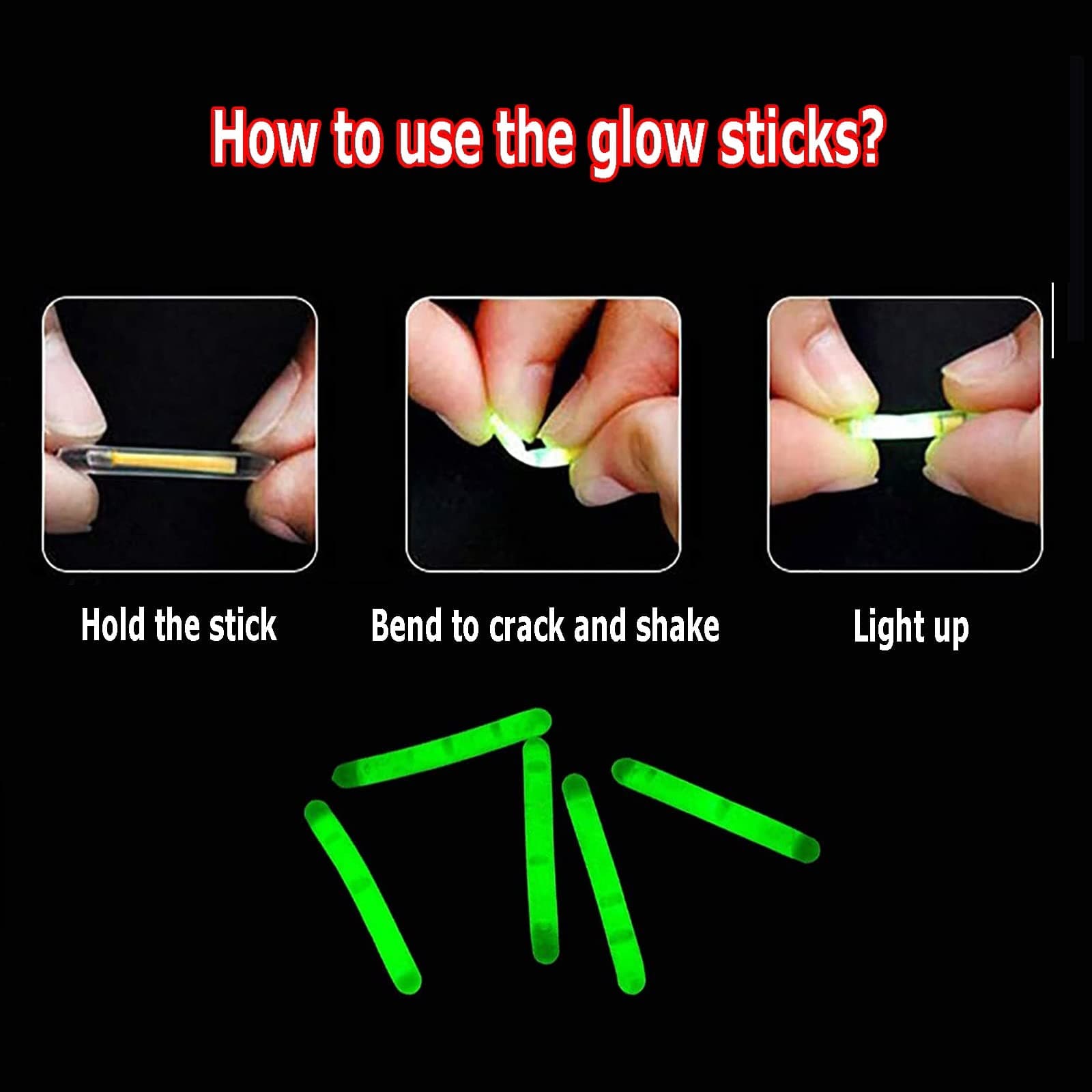 20 Pcs Fishing Bells for Rods Comes with 20 Fishing Glow Sticks Fishing Bite ... 4