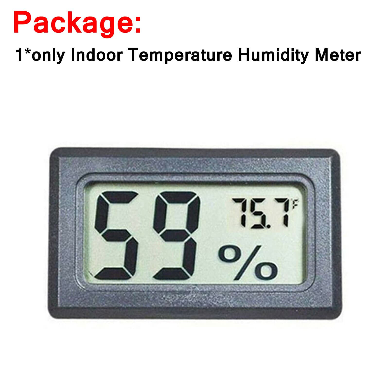 4In1 Soil Tester LCD Digital PH Moisture Test+Indoor Temperature Humidity Meter