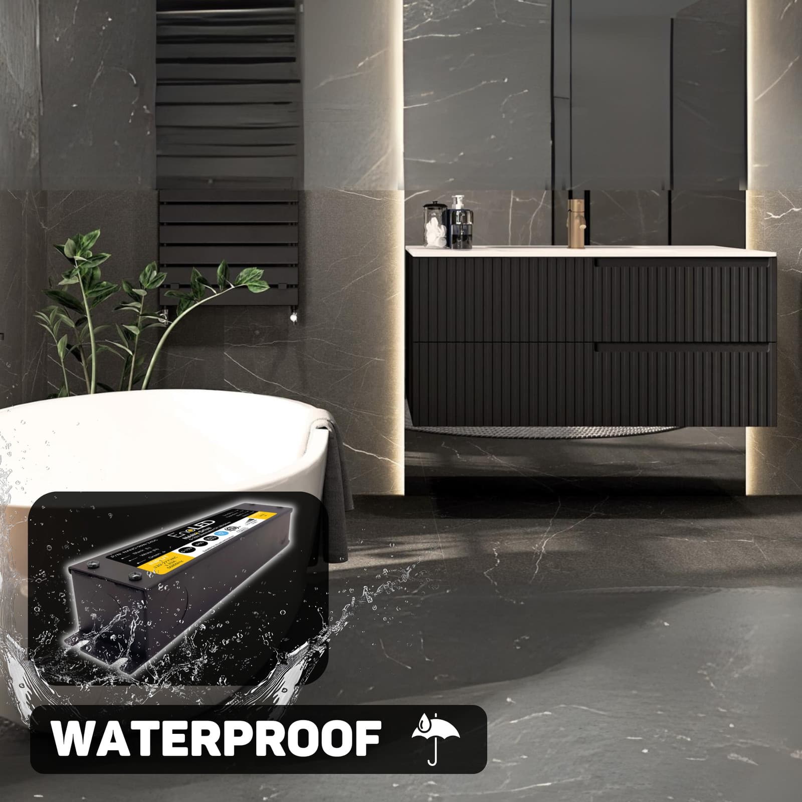 EnoLED Dimmable CV LED Driver NanoDrive Series IP65 24V Indoor and Outdoor 2