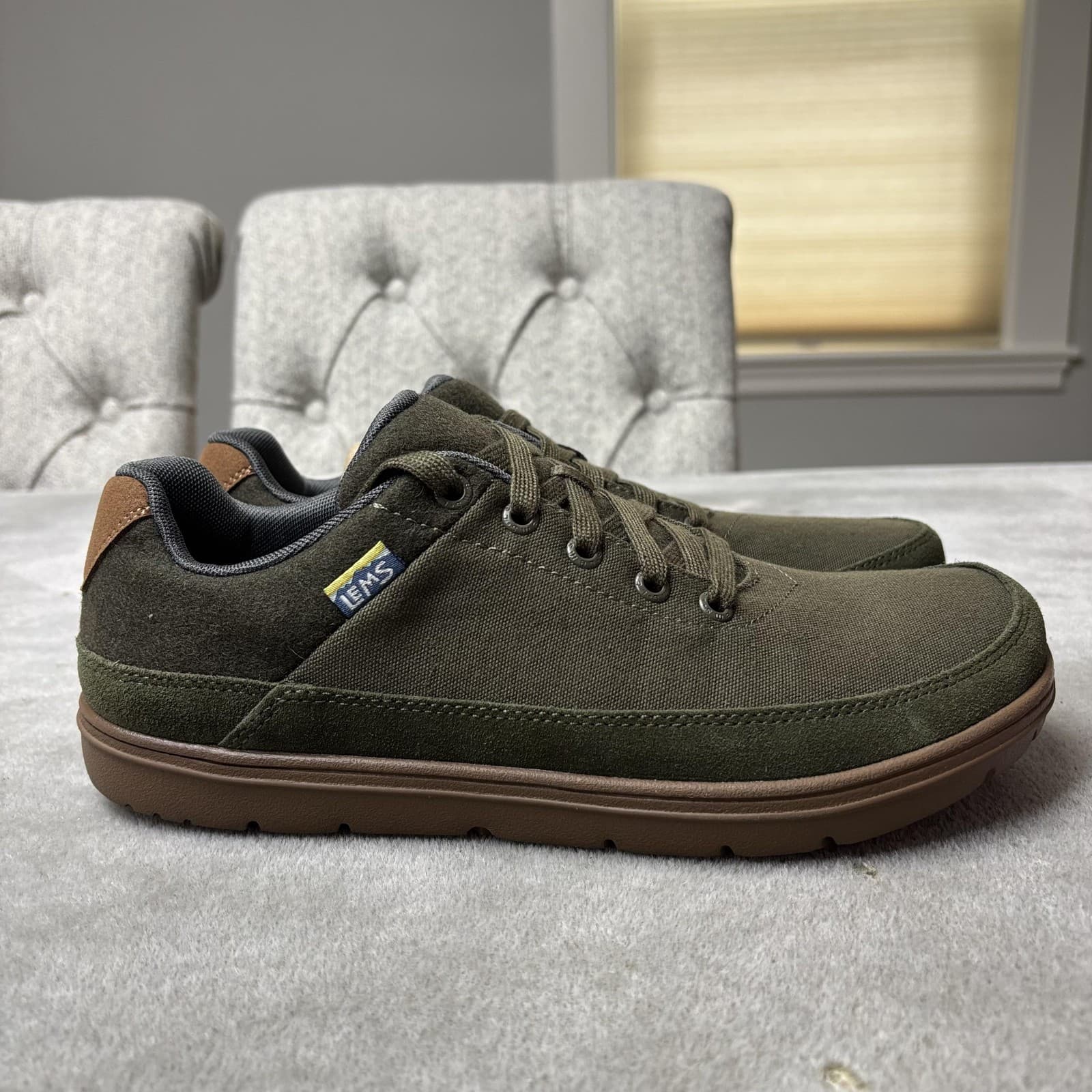 Lems Chillum Shoes Mens Size 13 Green Spruce Lace Up Low Top Casual Sneakers 2