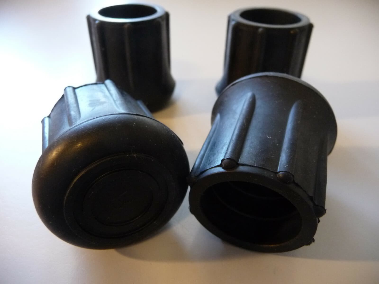 4 Pack 1" Rubber Crutch Tips, Cane Tips, Walker Tips, New $3.00 Each 6