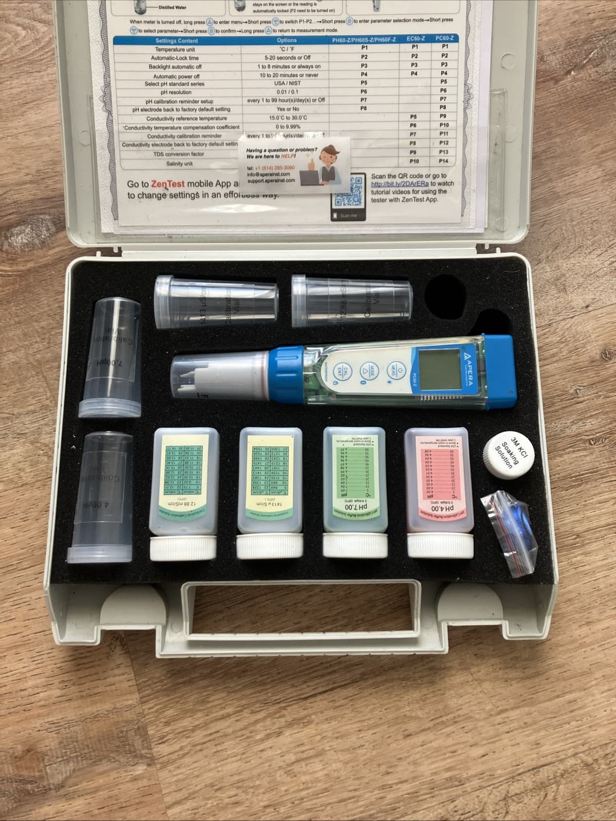 Apera Instruments Zen Test PC60-Z Smart Multi-Parameter Tester pH 2