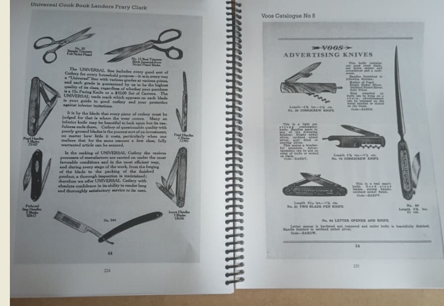 Antique Pocket Knives + Cutlery Catalog Collector Guide (1868-1930) PICTORIAL 3
