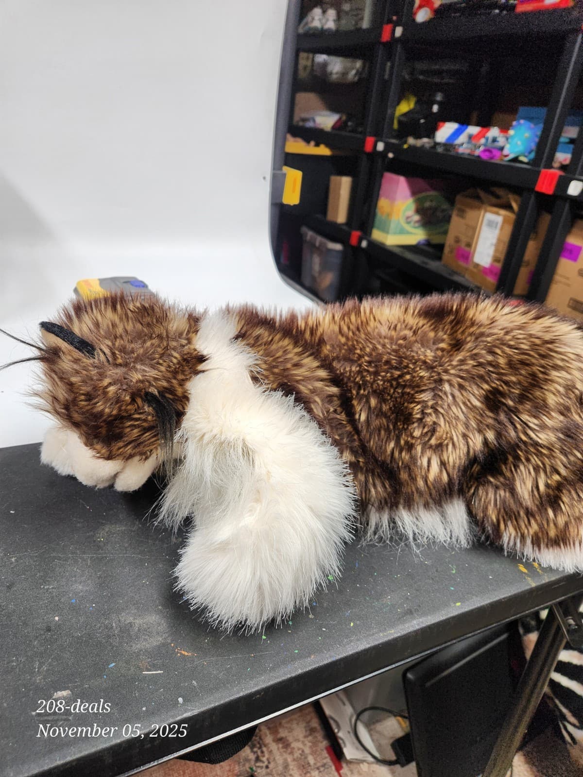 Large 25 inch Folkmanis Cat Hand Puppet Life Size 3