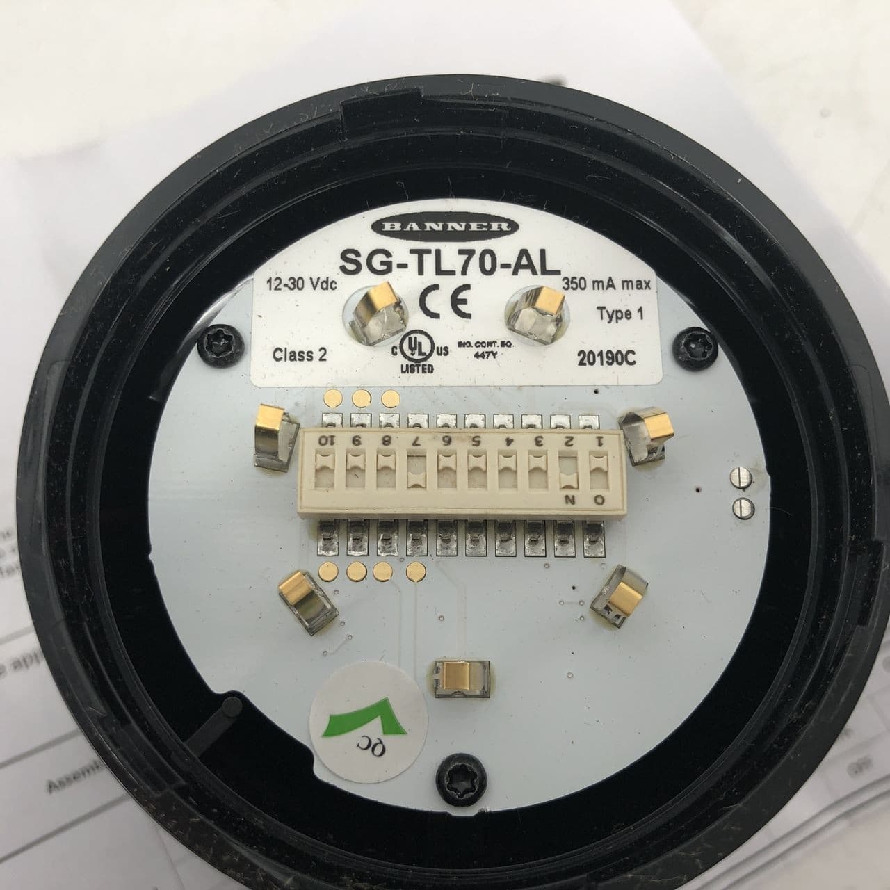 BANNER SG-TL70-AL MODULE LIGHT TOWER ALARM MODULE - NEW 5