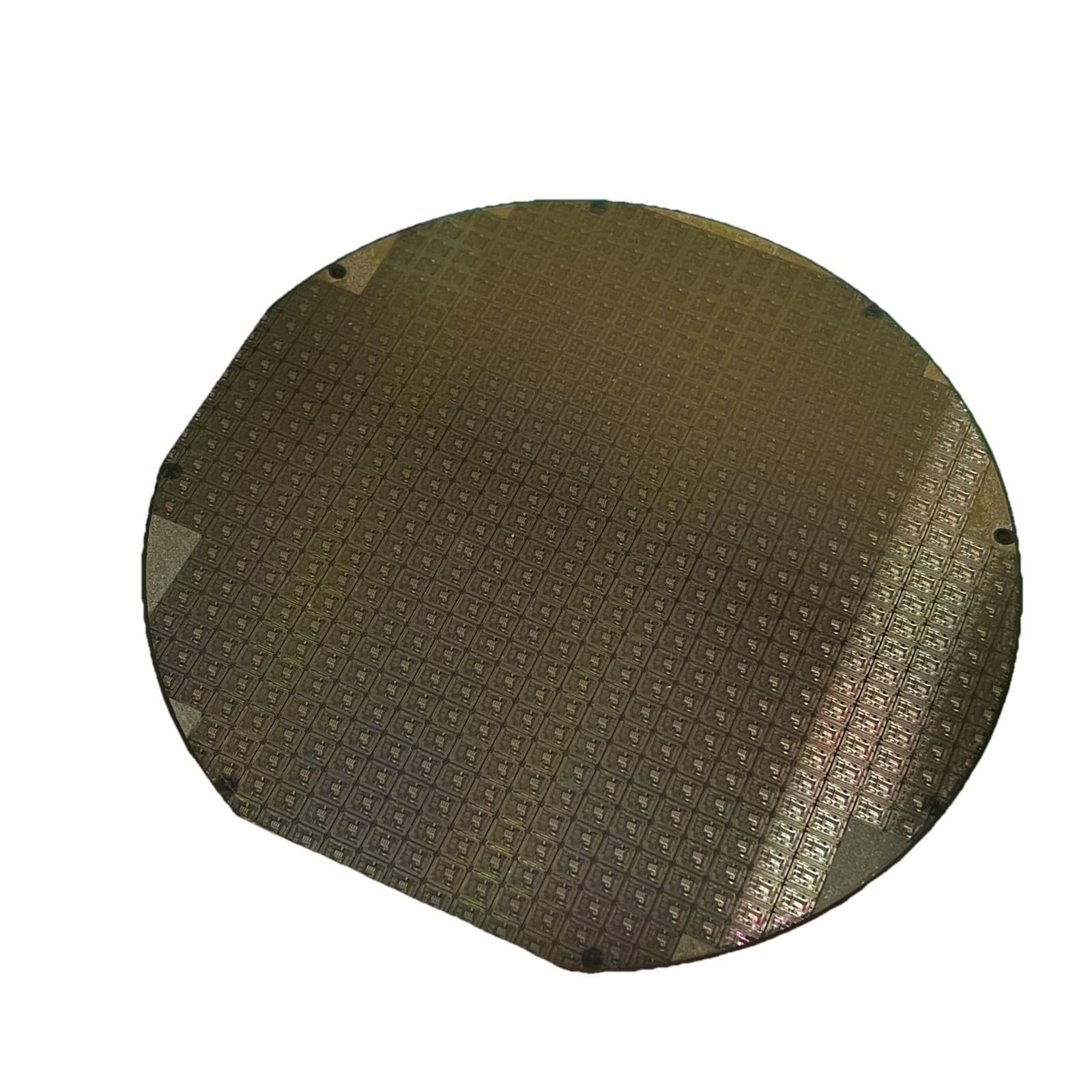 6 Inch Silicon Wafer, Patterned With Several Micro-Structures, As Shown