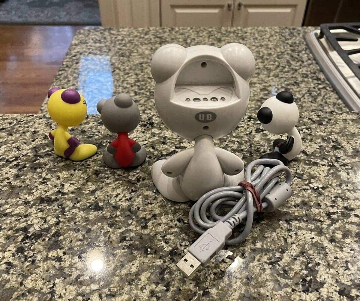 Mattel Radica UB Funkeys Lot of 3 Figures And Docking Station 4