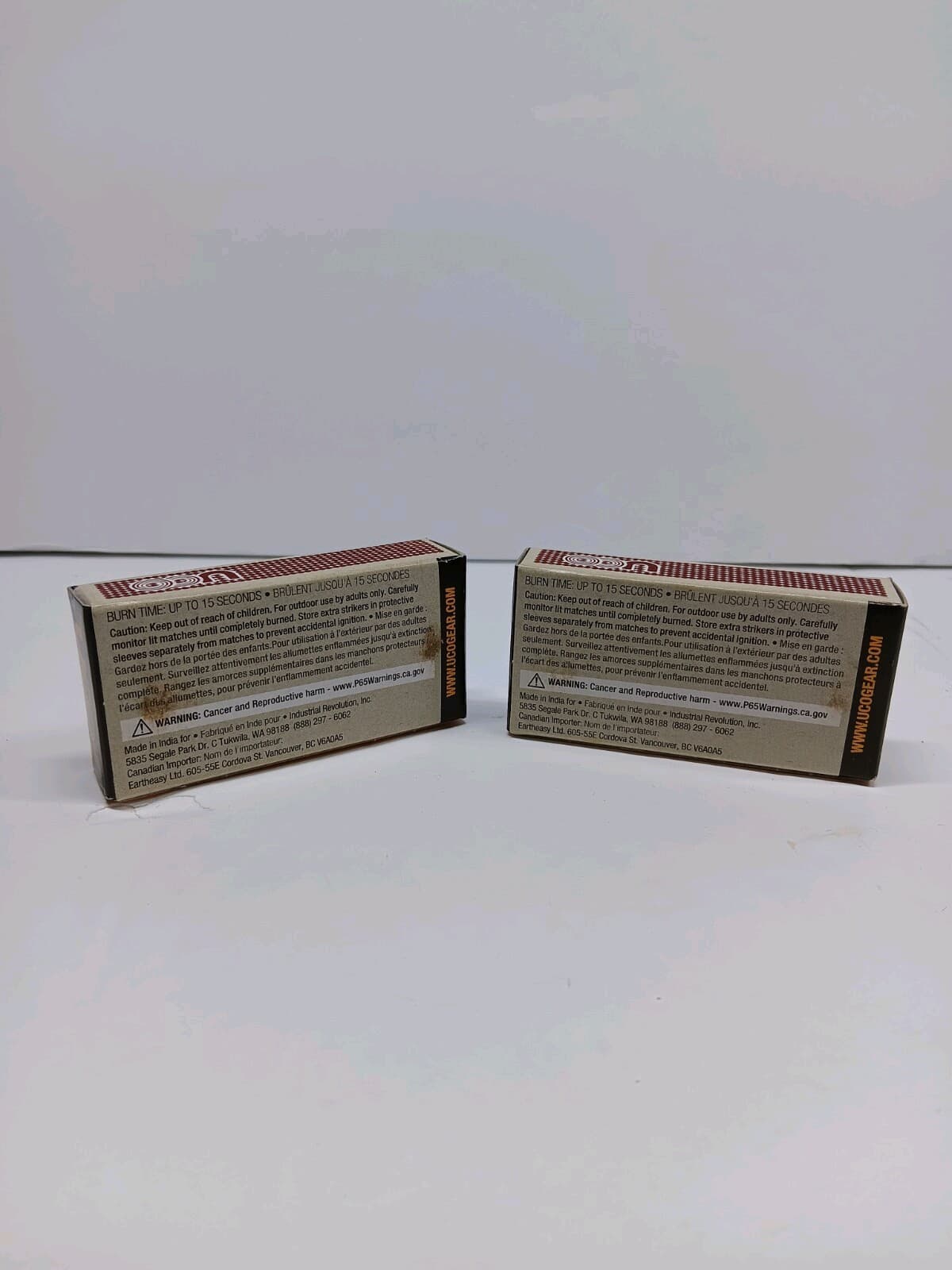 2- Boxes Weather Proof Matches 3