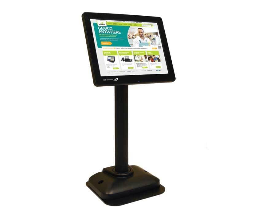 LOGIC CONTROLS 8.4" LCD POLE DISPLAY, 800X600 RESOLUTION, USB INTERAC