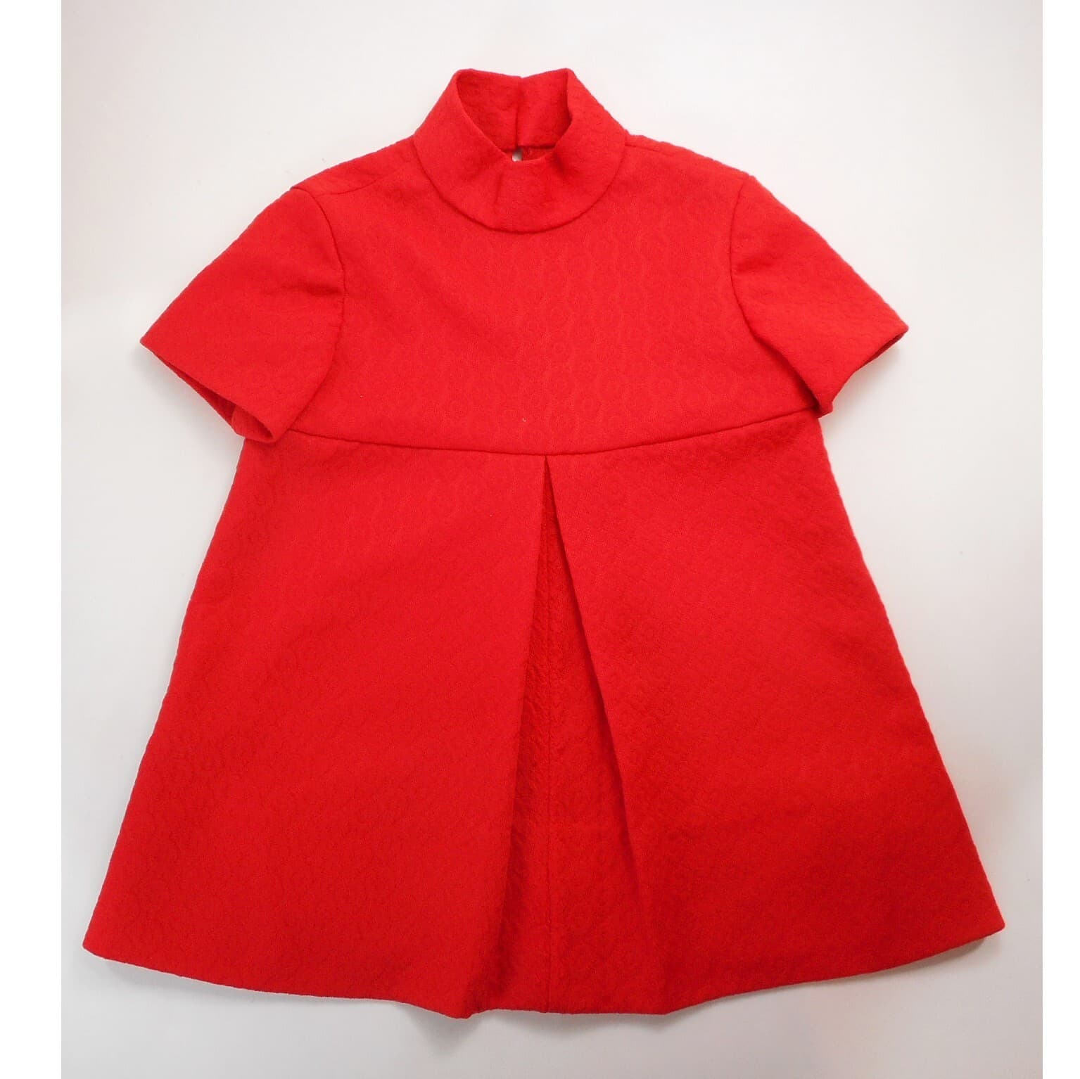 Vtg Outfit Girls approx 2T Toddler Two Piece Dress Pants Set Handmade Textured 3