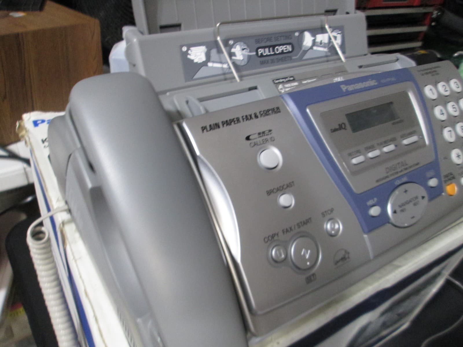 Panasonic KX-FP145 Fax Copier Caller ID Answering Machine.  Tested Works Good 4