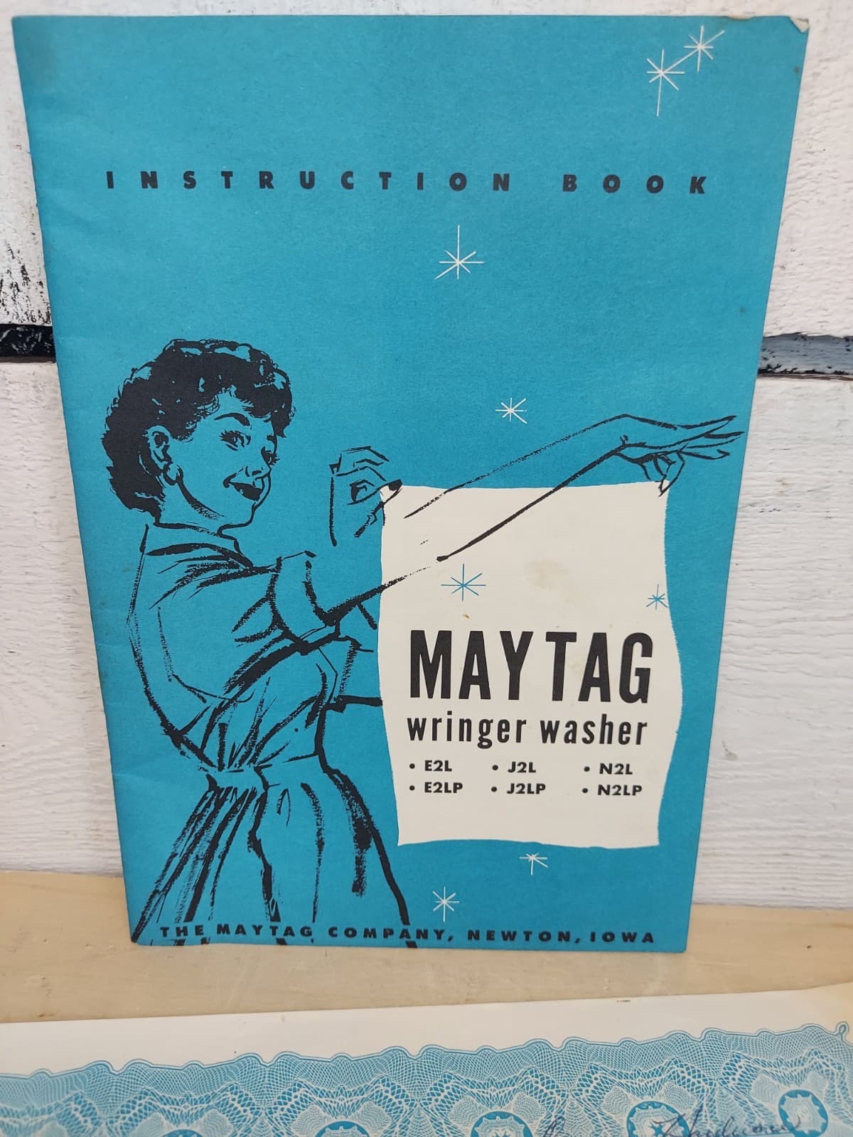 Vintage 1961 Maytag Wringer Washer Introduction Book & Warranty 2