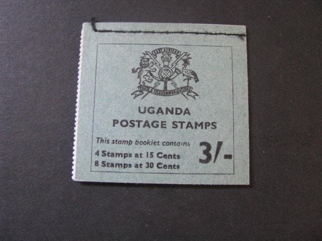 Uganda Stamp Booklet with Scott # 99 & 191...Free International Shipping!