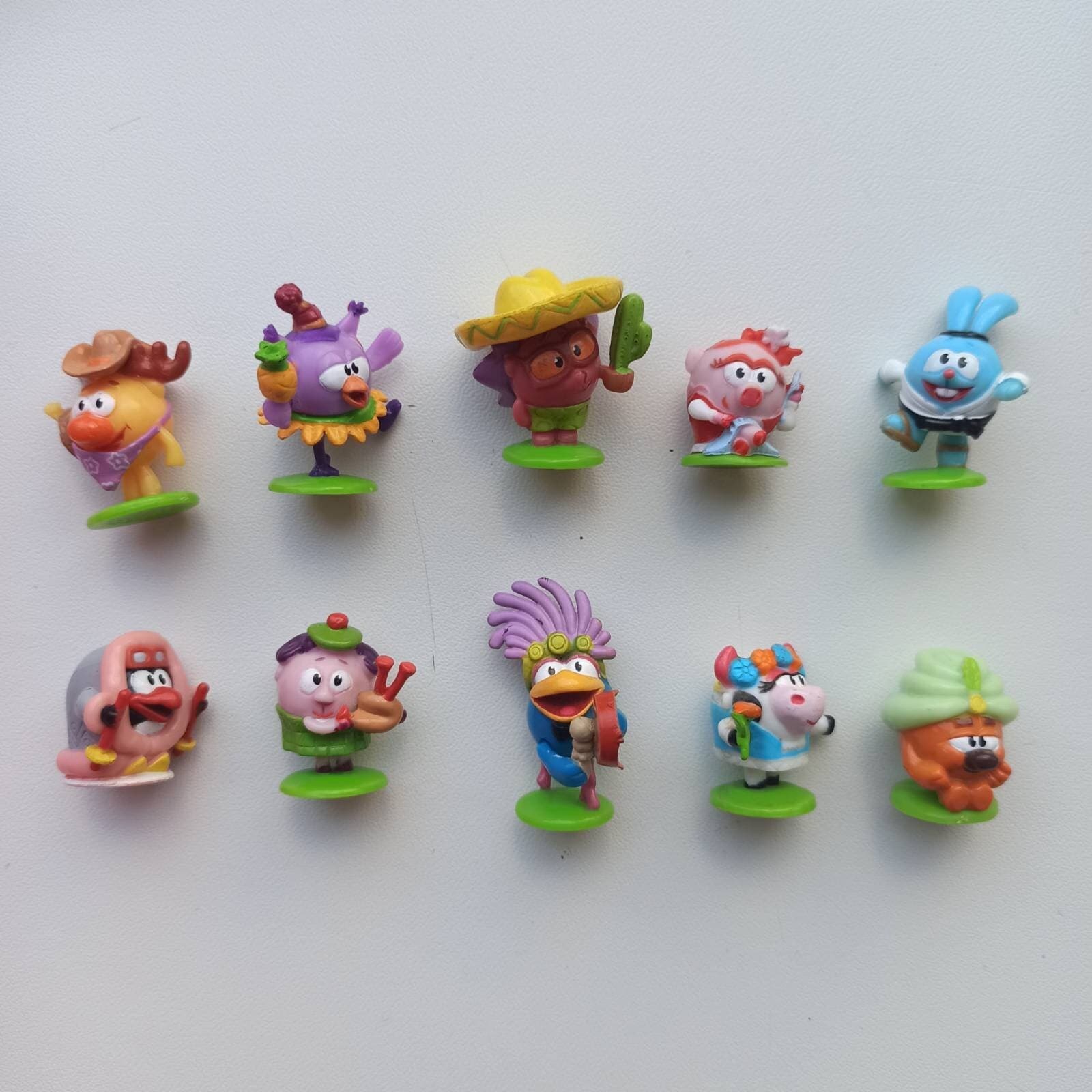 Smeshariki, Around the World, 2009,  Chupa chups Toys, Kinder, Full set 2