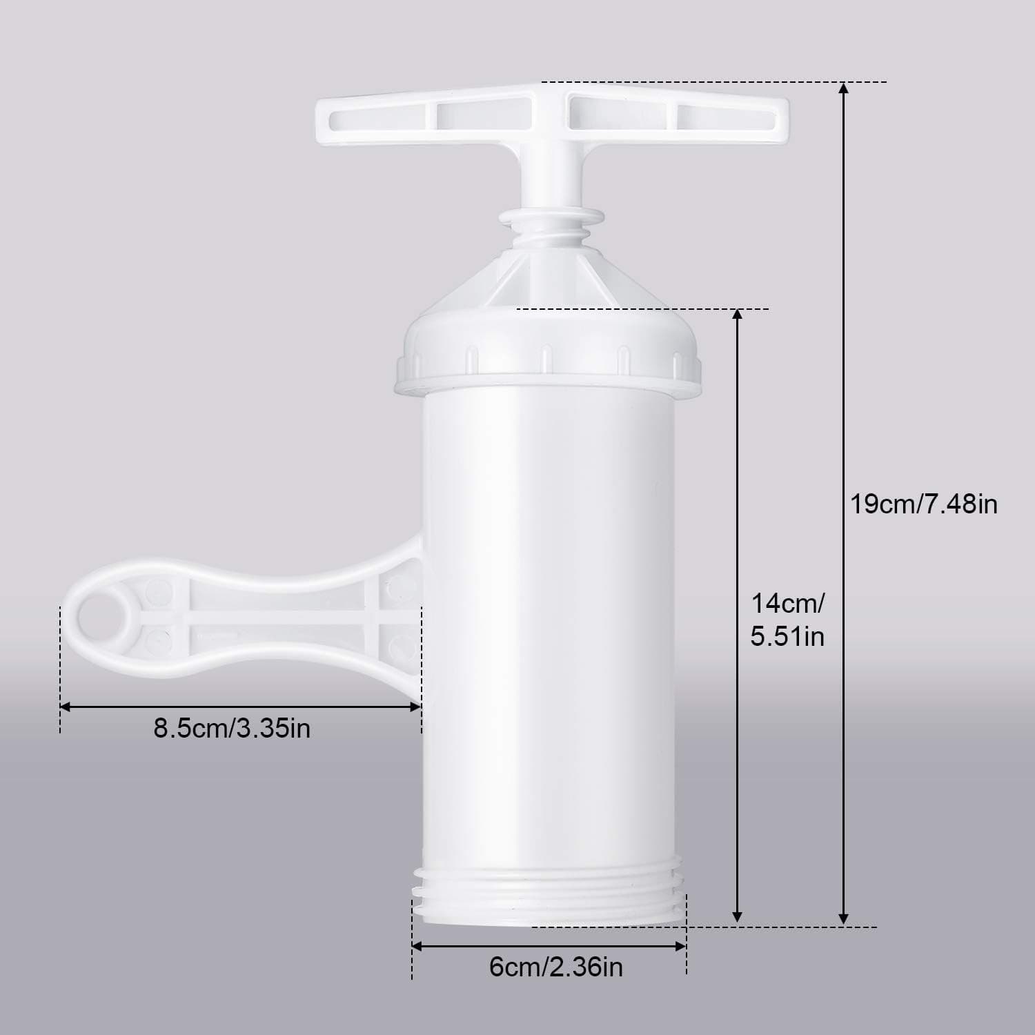 Sausage Stuffer Manual Maker Plastic Meat Filler Funnel Tubes Filling Tool for H 2